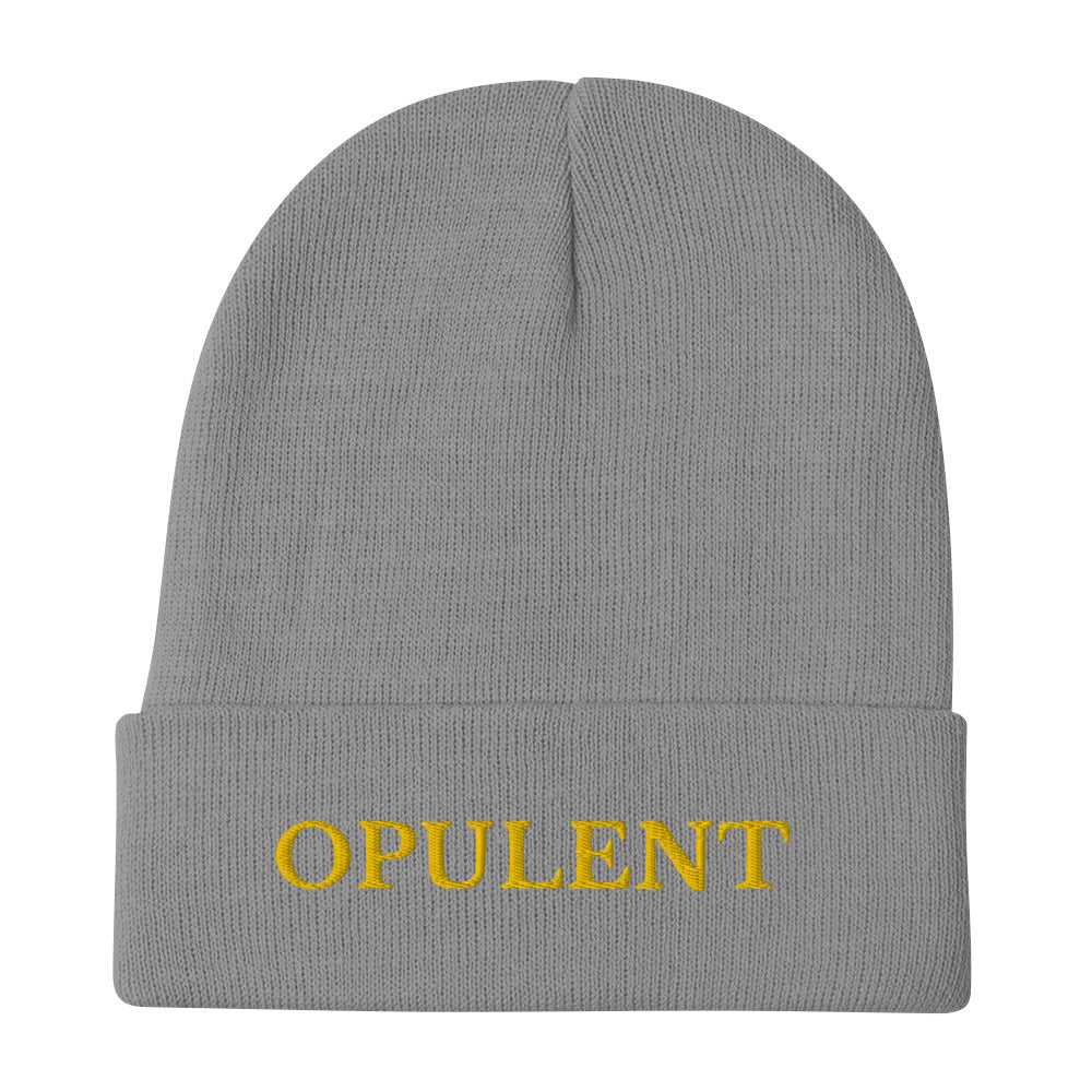 Opulent Embroidered Beanie