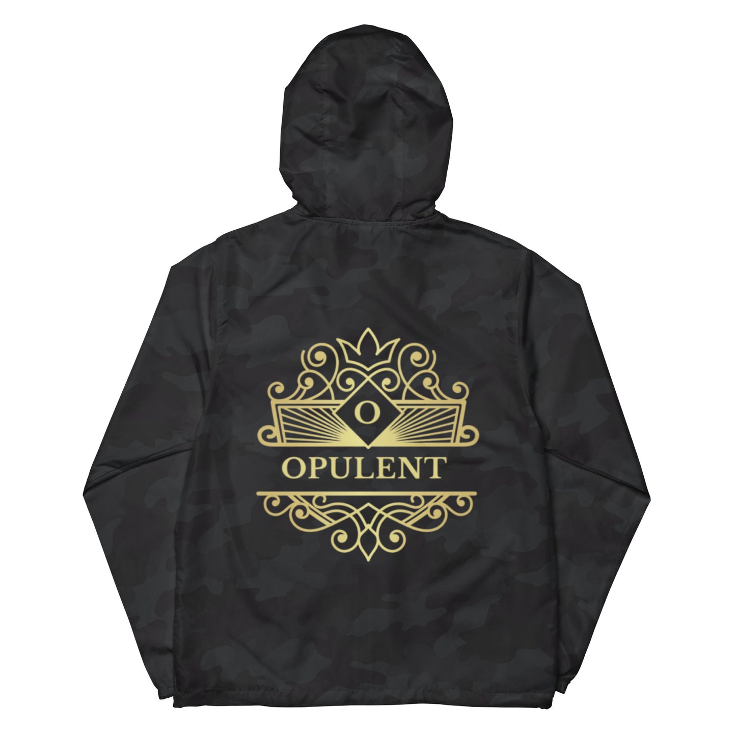 Opulent lightweight zip up windbreaker