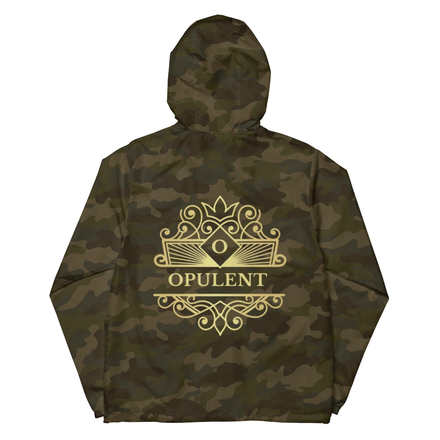 Opulent lightweight zip up windbreaker