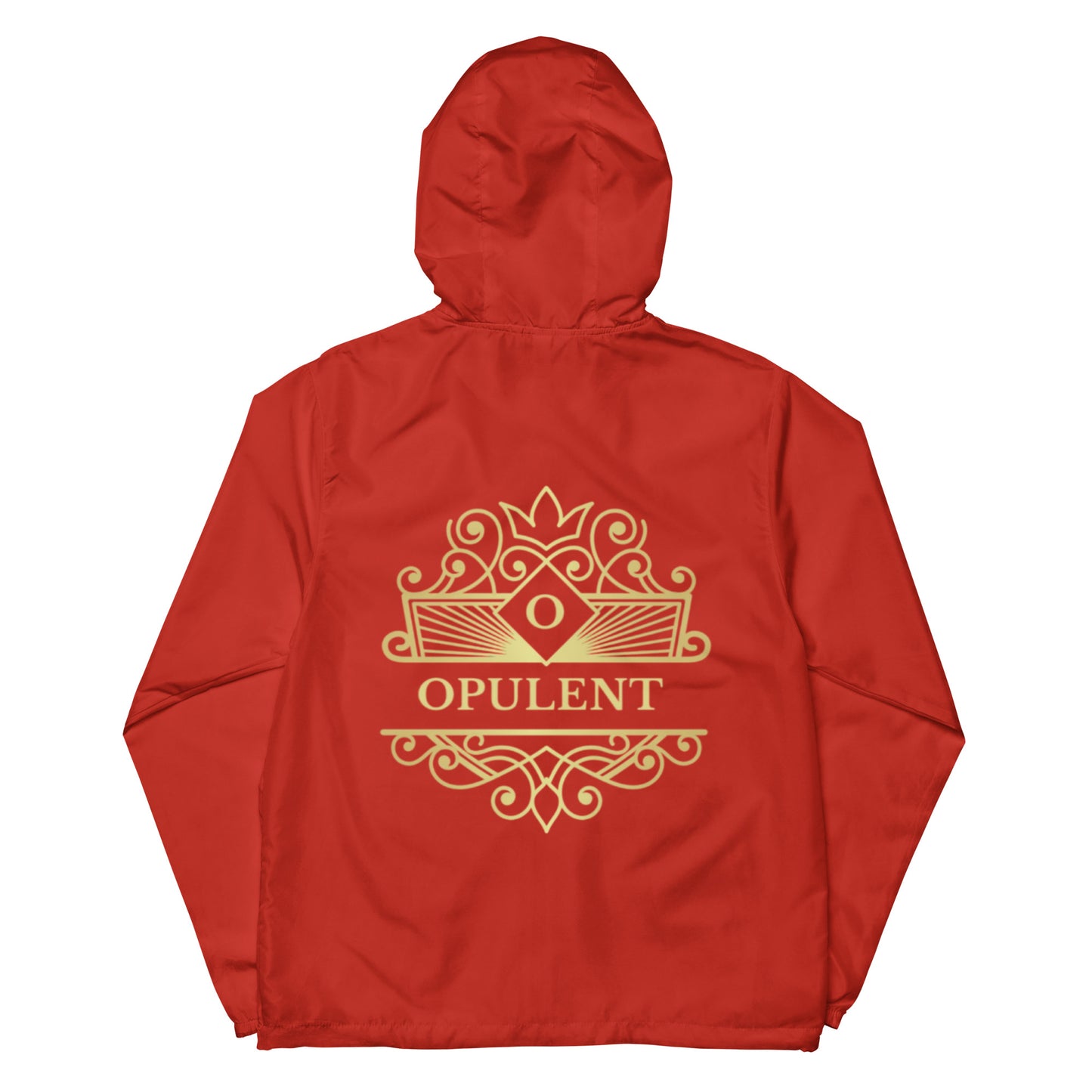 Opulent lightweight zip up windbreaker