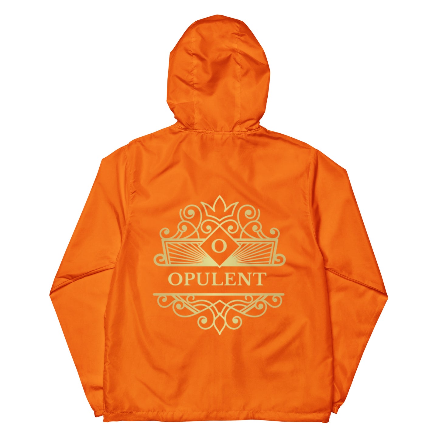 Opulent lightweight zip up windbreaker